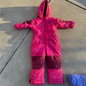 Pink snowsuit 4